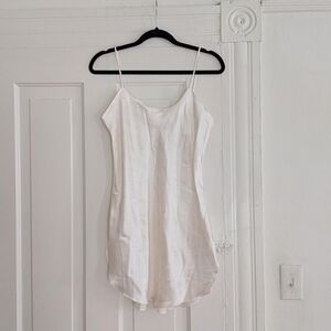 Victoria's Secret White Silk Slip